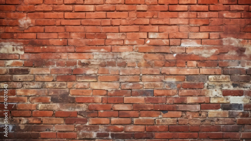 Red Brick Wall Texture Background