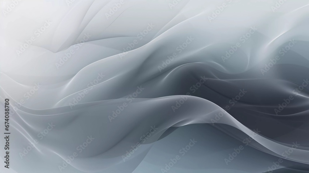 Smoky surface with dynamic effect, smoke abstract background, cell layers, 3d vector illustration 