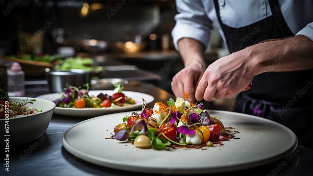 chef preparing food