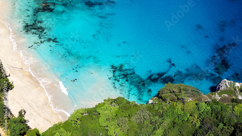 Aerial Photography of Sea Water and Cliff