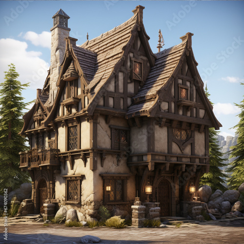 old wooden house © Mix Creative