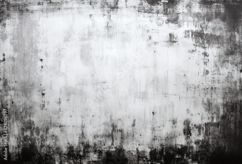 Grunge overlay, black and white texture