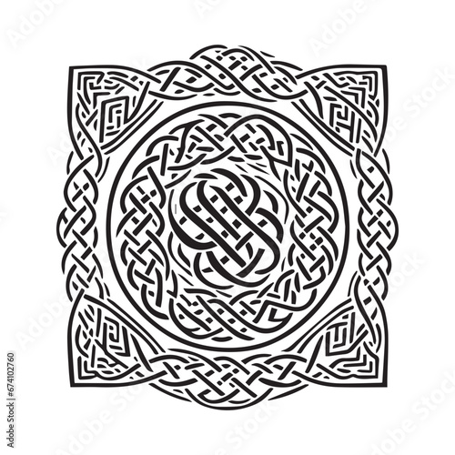 Celtic knot, vector graphic design element