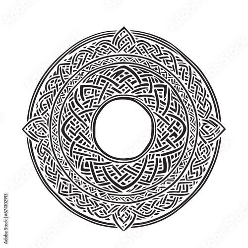 Celtic knot, vector graphic design element