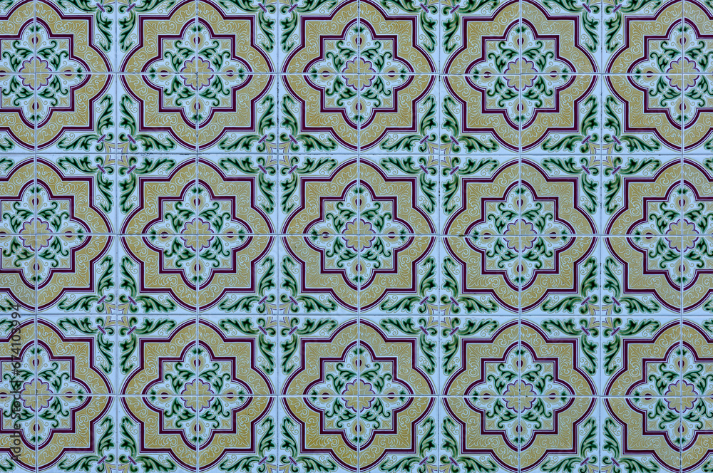 seamless pattern, portuguese tiles