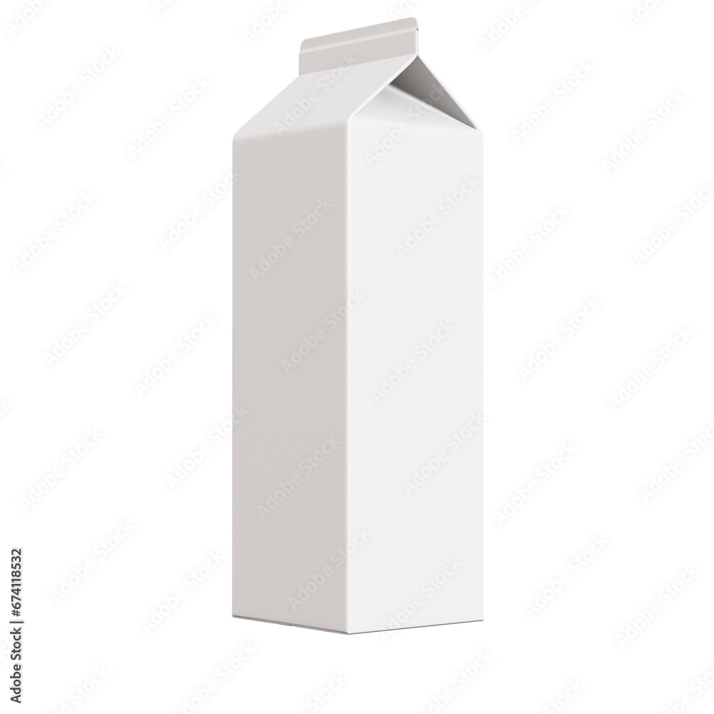 a white image of a milk pack isolated in a default background a white image of a milk pack isolated in a default background
