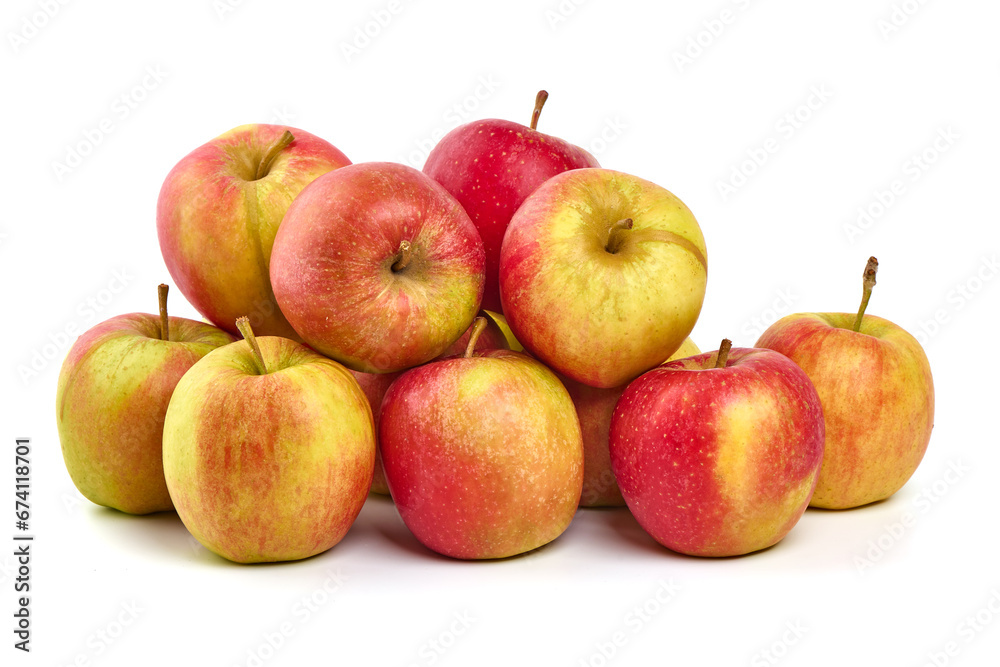 Red apple isolated on white background. Red apple isolated on white background.
