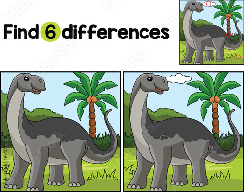 Jobaria Dinosaur Find The Differences