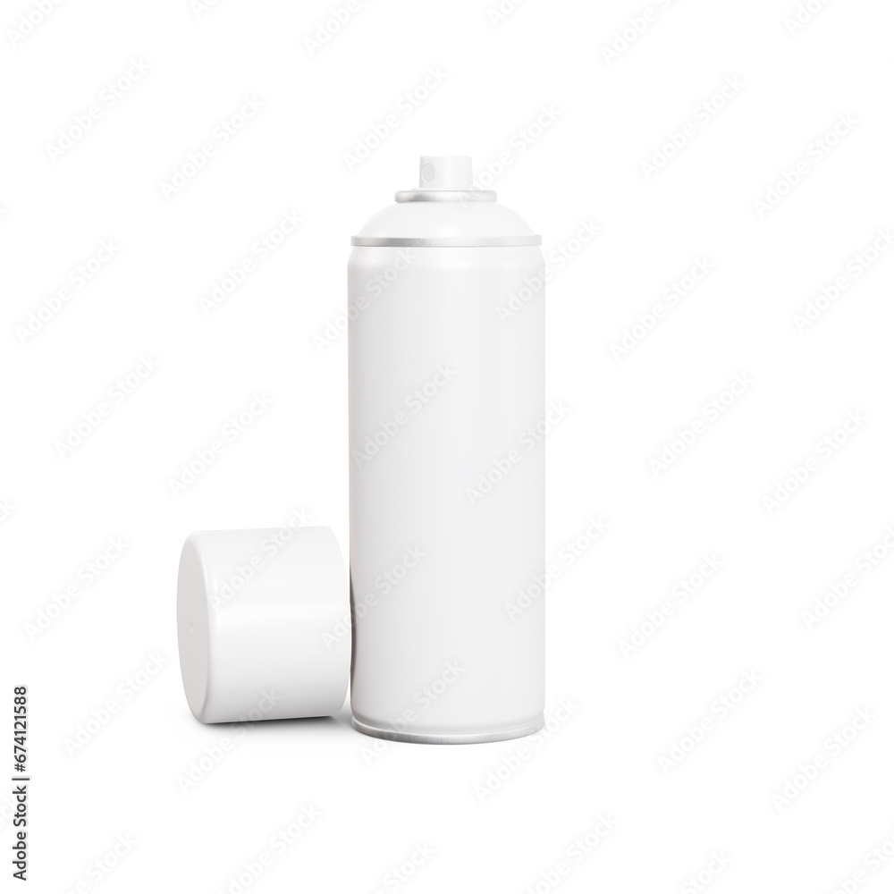 a white background with a Opened Spray Paint Can isolated a white background with a Opened Spray Paint Can isolated