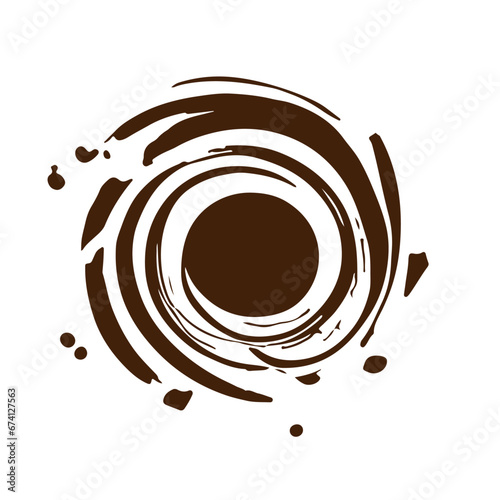 abstract coffee or liquid theme