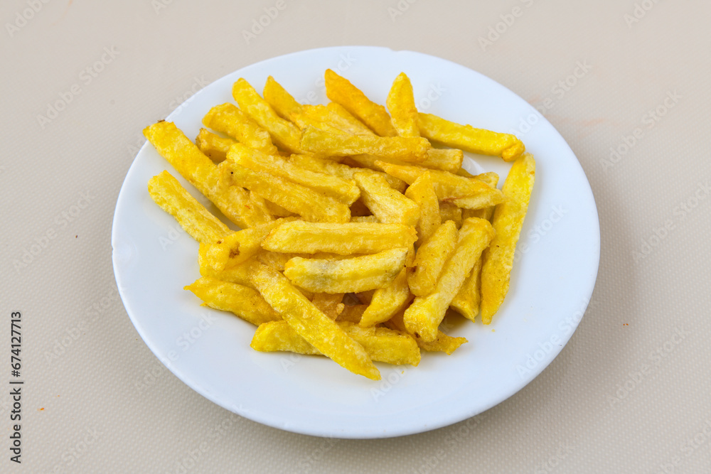 French fries Snack food crispy potato . Fast food or snacks concept. Patates cips. French fries Snack food crispy potato . Fast food or snacks concept. Patates cips.