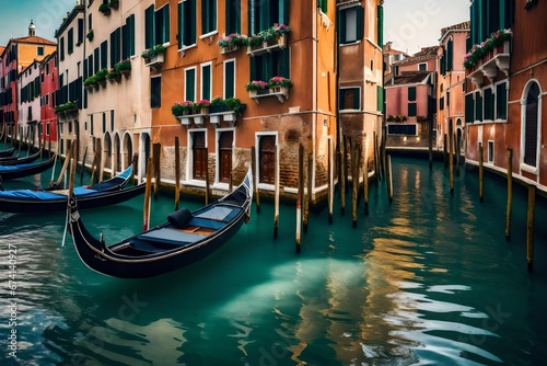city grand canal generated by AI technology  © zaroosh