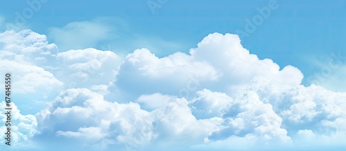 Fototapeta Naklejka Na Ścianę i Meble -  The sky contains blue clouds