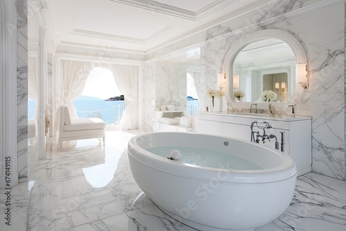 Billionaire s Villa  Luxury Interior  Generative AI
