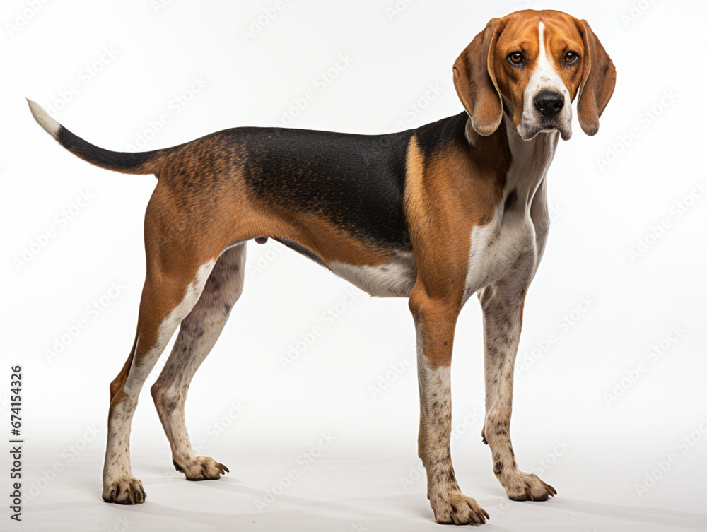cutout of a beagle