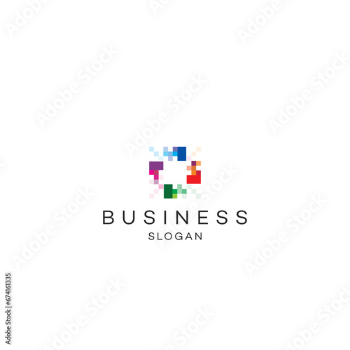 Digital marketing innovative development web logo design