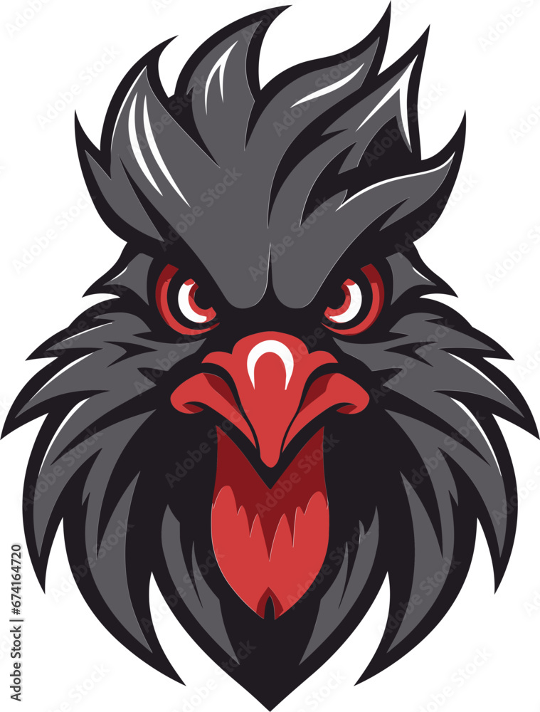 Sleek Rooster Logo in Vector Art Abstract Rooster Graphic with Elegance Sleek Rooster Logo in Vector Art Abstract Rooster Graphic with Elegance