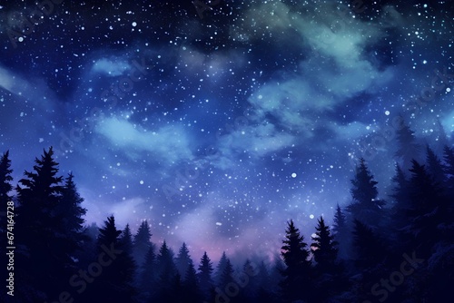 night sky with stars made by midjeorney © 수영 김