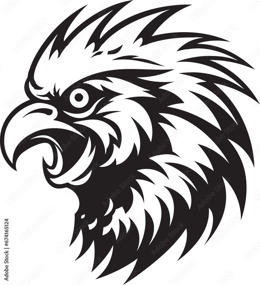 Stylized Rooster Emblem A unique and stylish representation of a rooster Bold Black Symbol A bold and impactful rooster logo Stylized Rooster Emblem A unique and stylish representation of a rooster Bold Black Symbol A bold and impactful rooster logo