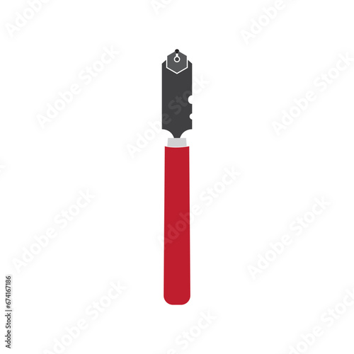 GLASS CUTTING KNIFE ICON
