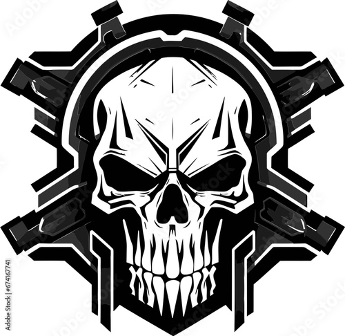 Elegant Tech Symbol The Precision of Innovation Mystical Machine Skull An Enigmatic Mechanical Profile