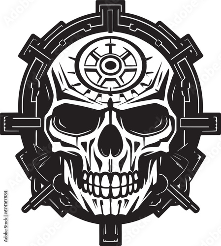 Robotic Cyber Skull A Symphony of Engineering and Art Vector Cybernetic Artistry The Evolution of Machine Aesthetics