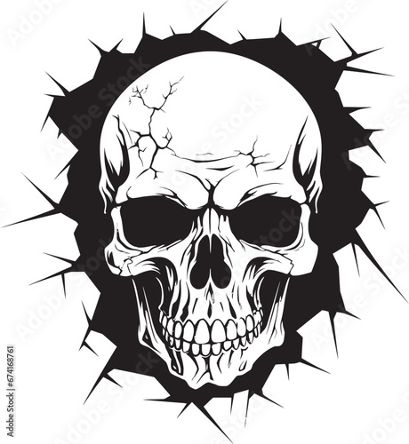 A Journey through Shadows The Emergence of the Skull Gothic Wall Resurgence The Hidden Gaze of the Vector Skull