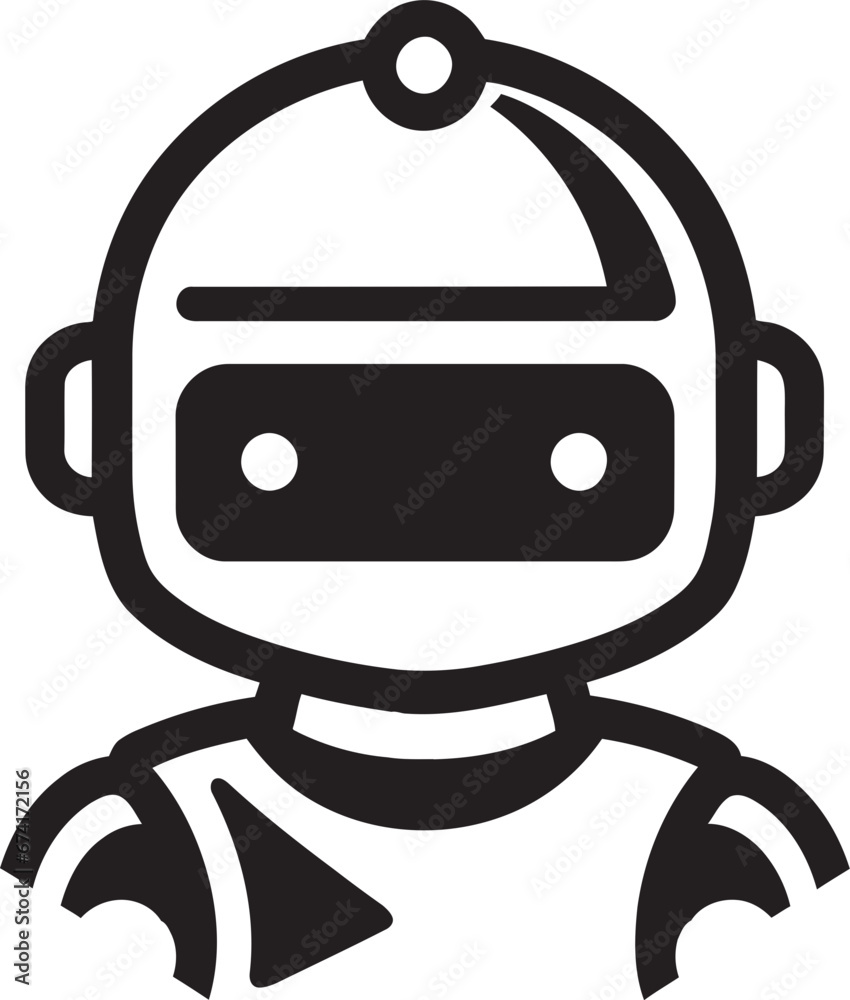 Shadowy Sentry A Stylish Mascot Logo Cosmic Cubot A Space Age Mascot Icon Shadowy Sentry A Stylish Mascot Logo Cosmic Cubot A Space Age Mascot Icon