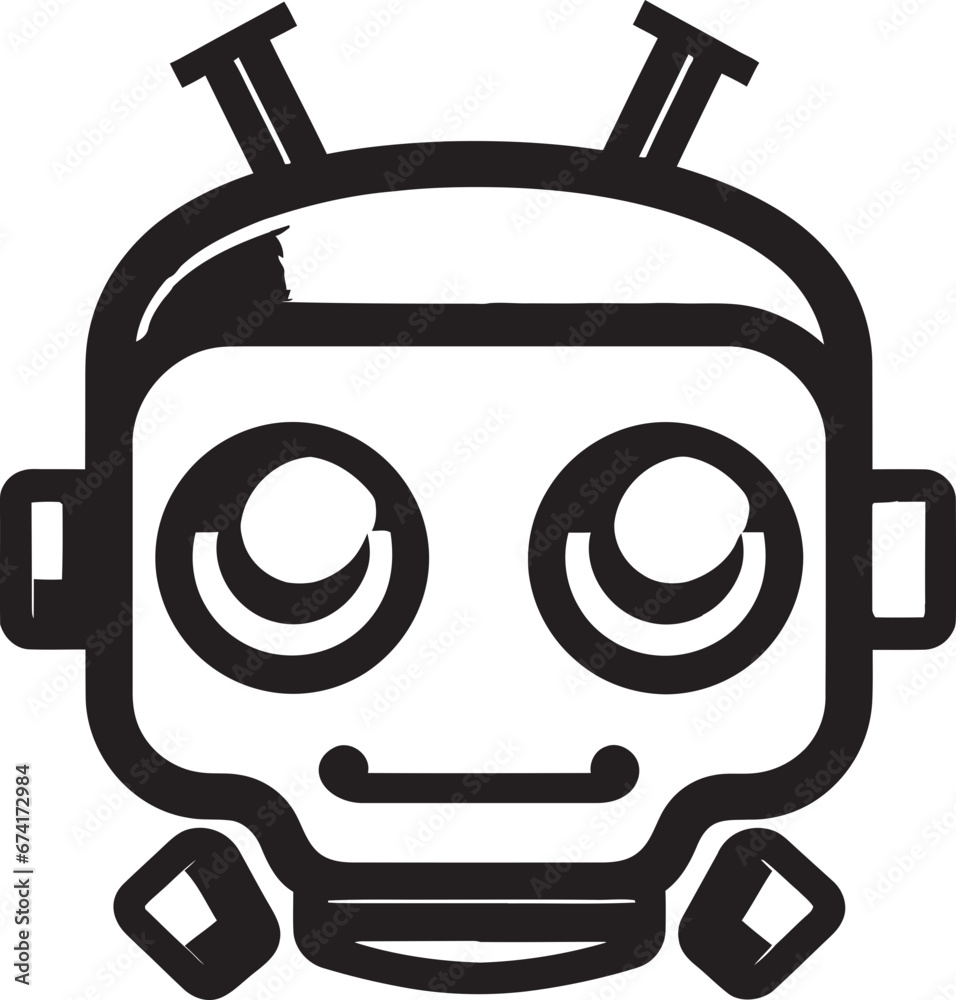 Digital Dynamo A Compact Vector Mascot Tiny Tech Titan A Stylish Robot Emblem Digital Dynamo A Compact Vector Mascot Tiny Tech Titan A Stylish Robot Emblem