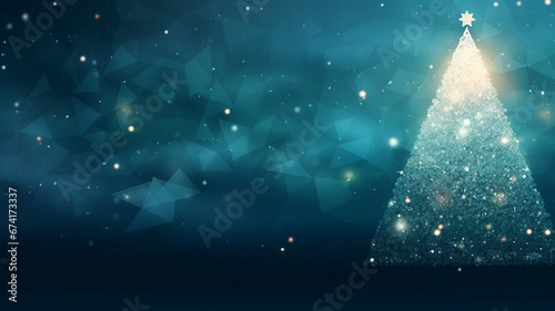 winter christmas background, polygonal style, smooth background, made of triangles design