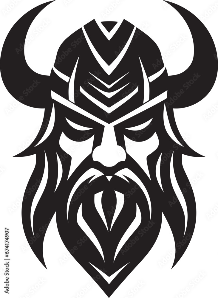 Nordic Navigator A Seafaring Viking Mascot Thors Triumph A Viking Symbol of Thunder