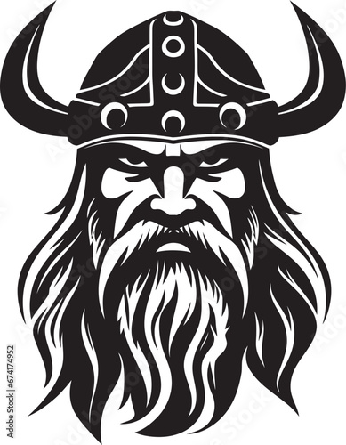 Warriors Legacy A Black Vector Viking Logo The Valkyries Blessing A Feminine Viking Mascot