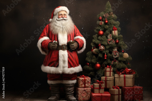 christmas holidays concept and background