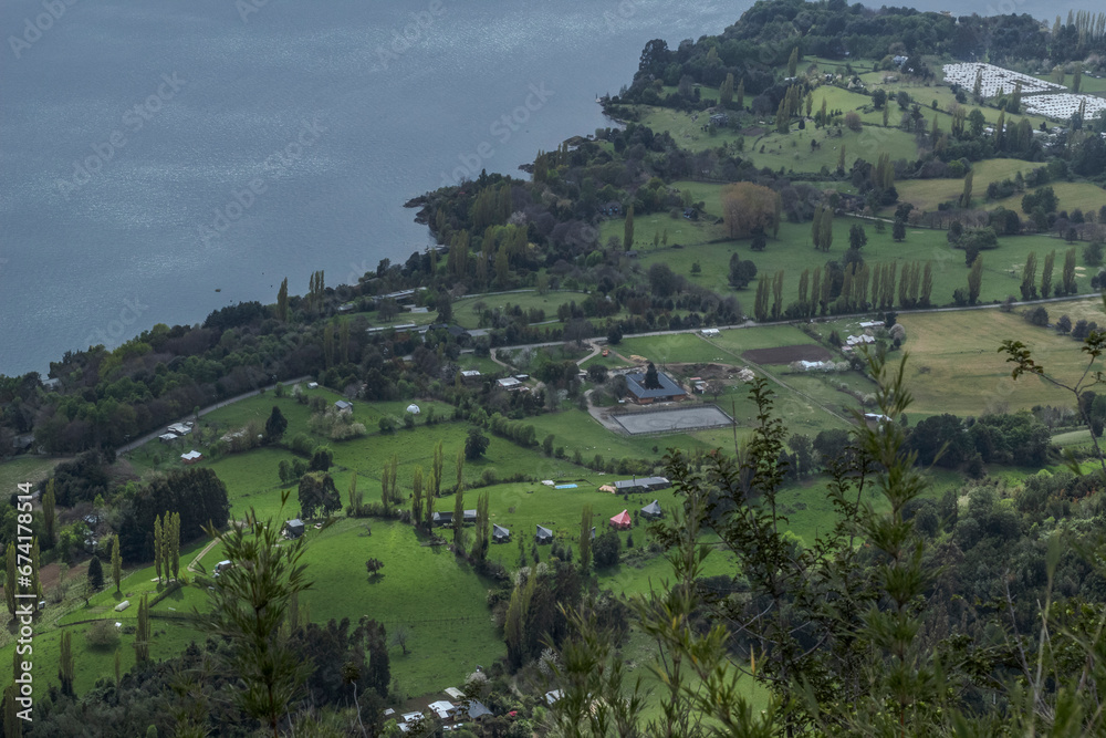 view of the valley of the mountains