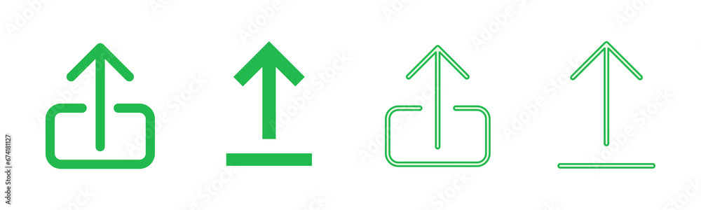 Upload icon set. load data symbol Upload icon set. load data symbol