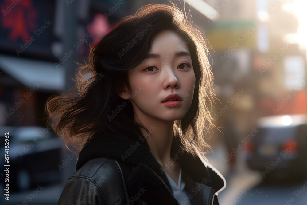 画像生成AIが描いた日本人の美女「AI生成画像」 画像生成AIが描いた日本人の美女「AI生成画像」
