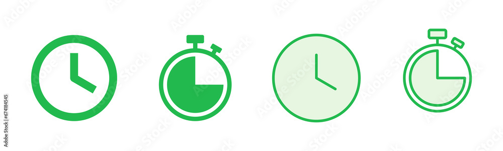 Clock icon set. Time icon vector. watch icon symbol Clock icon set. Time icon vector. watch icon symbol
