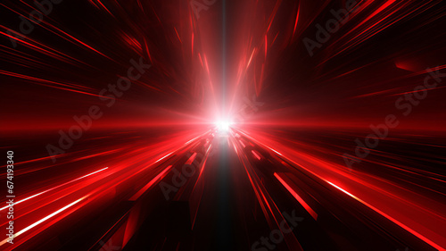 abstract background with red rays | generative AI