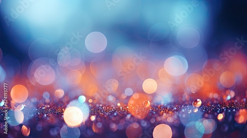 Glowing Ambient Bokeh Out of Focus Polka Dot Macro Photo Background Wallpaper
