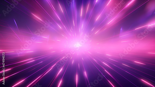abstract background with purple rays | generative AI