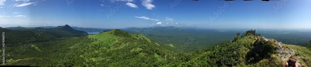 Fototapeta premium 西別岳から摩周岳パノラマ