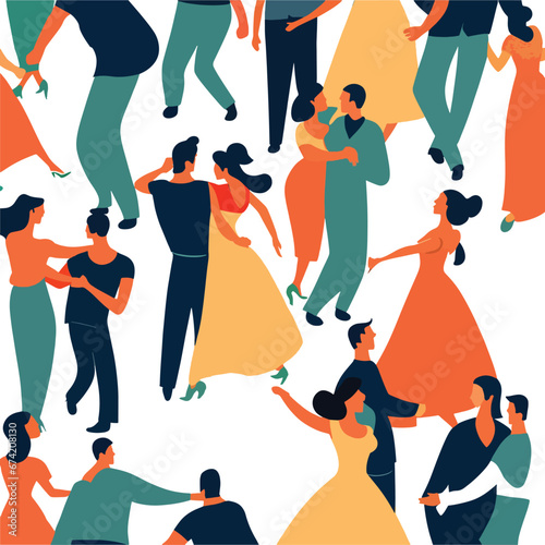 people dancing in the dance hall