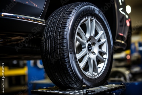 Premium tire repair and replacement service at a trustworthy vulcanization and tire change point © Viktoria