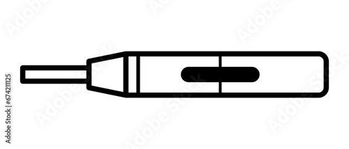 Electronic cigarette device icon. Vape icon. Vector.