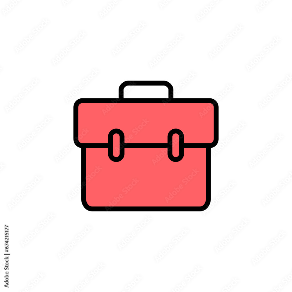 Briefcase icon set illustration. suitcase sign and symbol. luggage symbol. Briefcase icon set illustration. suitcase sign and symbol. luggage symbol.