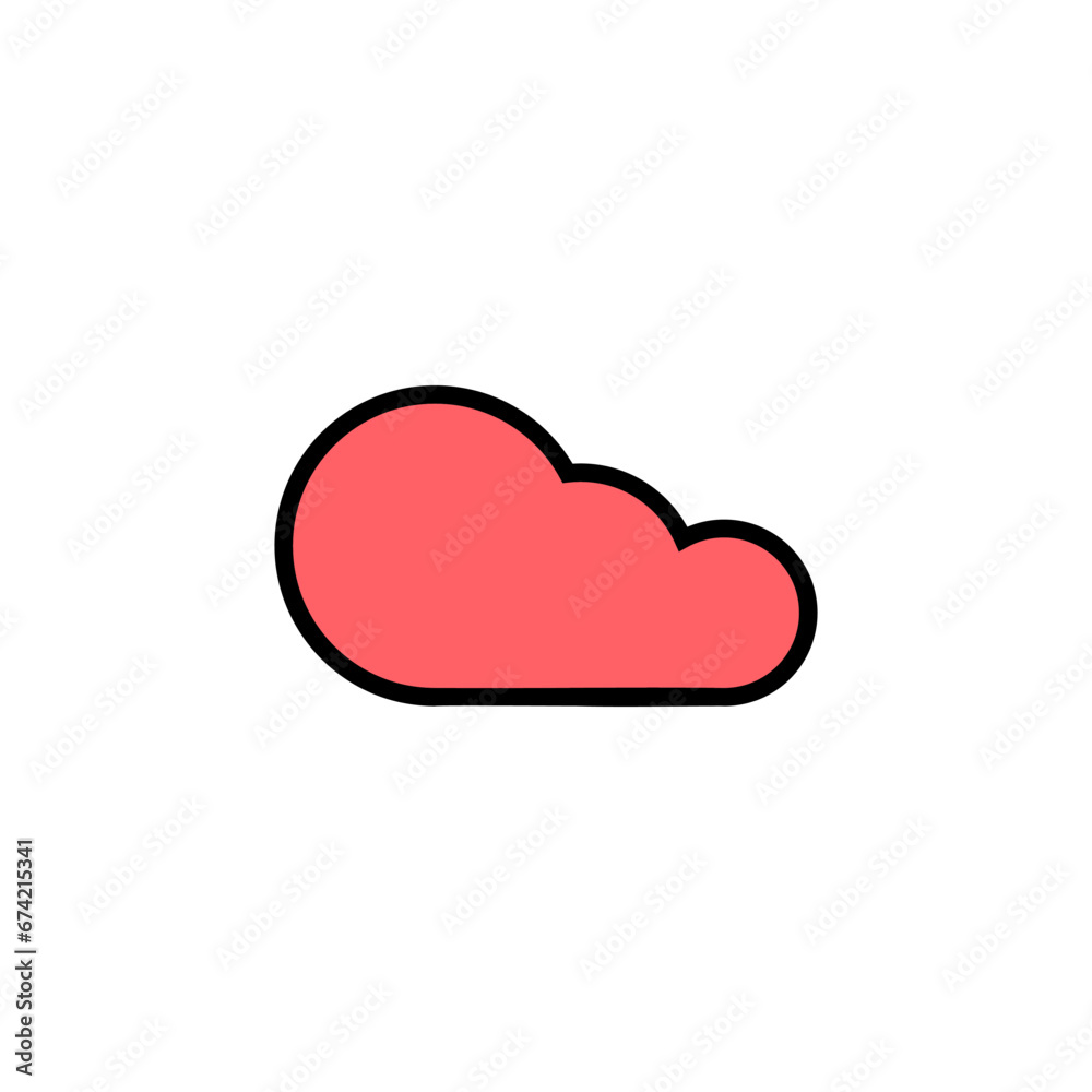 Cloud icon set illustration. cloud sign and symbol Cloud icon set illustration. cloud sign and symbol