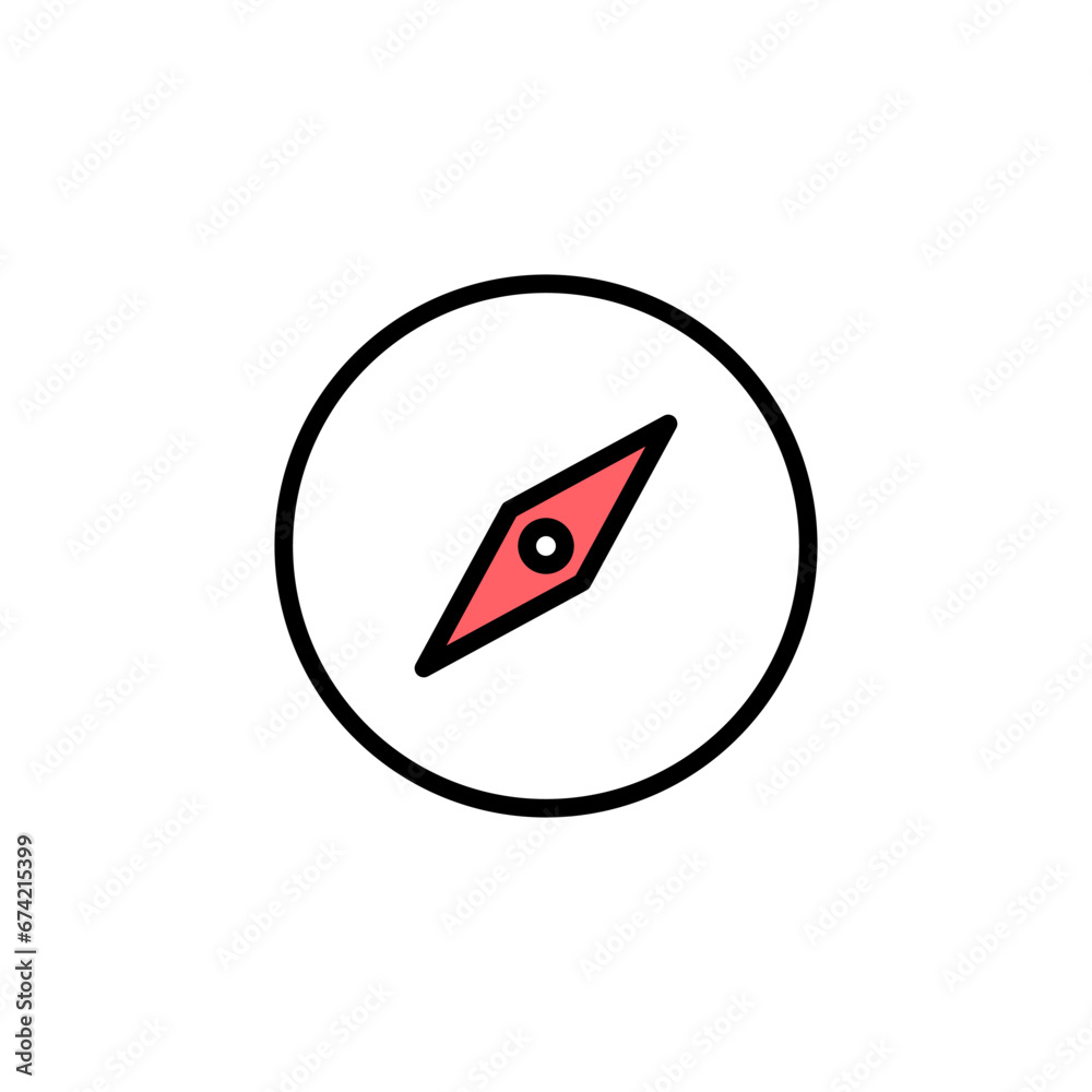 Compass icon set illustration. arrow compass icon sign and symbol Compass icon set illustration. arrow compass icon sign and symbol