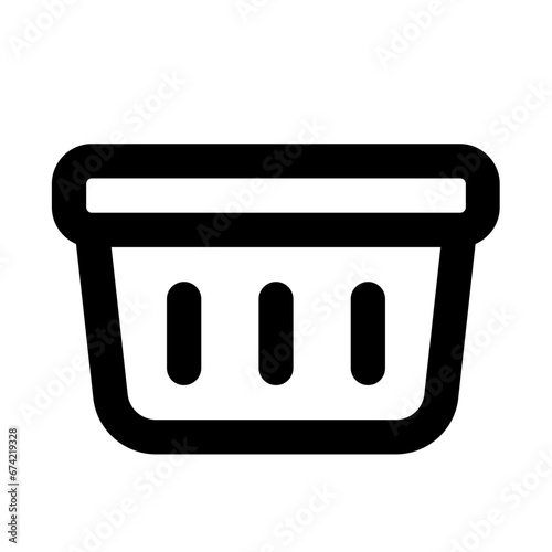 basket line icon