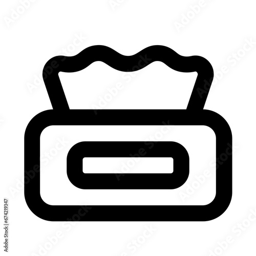 tissue line icon