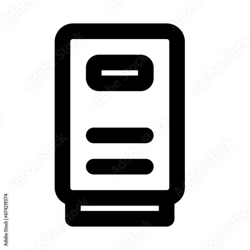 wash rub line icon